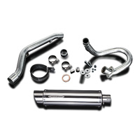 Suzuki DRZ400 S/SM 2005-2024 / SL10 Round 350mm (14 inch) Silencer Complete System 304 Stainless STE Product thumb image 3