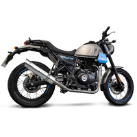 Royal Enfield Scram 411 2022-2024 350MM Round Stainless Full Exhaust System Product thumb image 3