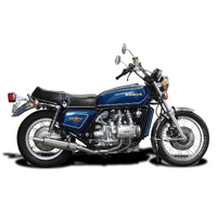 Honda GL1000K Goldwing 75-78 4 Into 2 GL10 Stainless 350MM Exhaust System Product thumb image 3