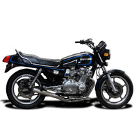Suzuki GSX750E 1980-1982 4 Into 1 Straight Cafe Racer Stainless Exhaust System Product thumb image 3