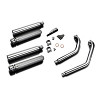 Kawasaki VN900 2006-2021 2-2 550MM Bull Nose Complete Exhaust System Product thumb image 3
