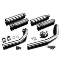 Yamaha XVS650 Classic/Dragstar/Custom 1997-2019 410MM Bull Nose Exhaust System Product thumb image 3