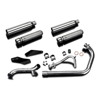 Yamaha XV250S Virago 1988-2020 410MM Bull Nose 2-2 Full Exhaust System Product thumb image 3