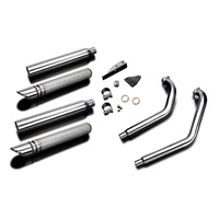 Kawasaki VN900 2006-2021 2-2 550MM Slash CUT Complete Exhaust System Product thumb image 3