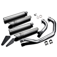 Yamaha XV535 Virago 87-03 550MM Slash CUT Exhaust System Product thumb image 3