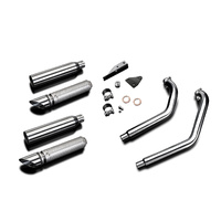 Kawasaki VN900 2006-2021 2-2 410MM Slash CUT Complete Exhaust System Product thumb image 3