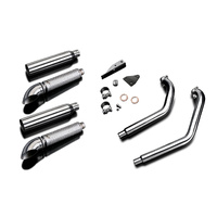 Kawasaki VN900 2006-2021 2-2 410MM Turned Slash CUT Complete Exhaust System Product thumb image 3