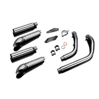 Honda VT750 2008-2018 410MM Turned Slash CUT Exhaust System Product thumb image 3