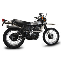 Yamaha TT500 XT500 1977-1989 Reverse Cone Full Stainless Exhaust System Product thumb image 3