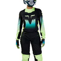 FOX Womens 180 Flora Off Road Jersey Black/Yellow Product thumb image 3