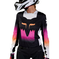 FOX Womens 180 Flora Off Road Jersey Black/Pink Product thumb image 3
