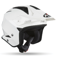 Airoh TRR-S Open Face Helmet Solid White Gloss Product thumb image 3