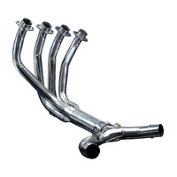 Honda CBR1100XX Blackbird 96-09 Stainless Steel Downpipes 4 Into 2 Product thumb image 3