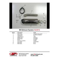 M4 Polished SLIP-ON Ninja 300 2013-2017 Product thumb image 3