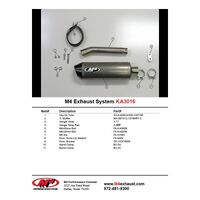 M4 Titanium SLIP-ON Ninja 300 2013-2017 Product thumb image 3