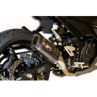 M4 SLIP-ON Carbon Canister Kawasaki Ninja 400/500 2018-2024 Product thumb image 3