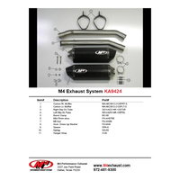 M4 MC-36 Carbon SLIP-ONS ZX14 2012-2024 Product thumb image 3