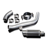 Honda CBR600RR 05 06 200MM Round Carbon Exhaust System Product thumb image 3