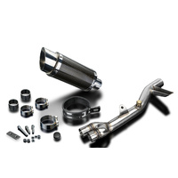 HONDA NT700V Deauville (2006-2015) 200MM ROUND CARBON EXHAUST SYSTEM Product thumb image 3