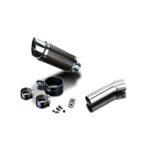 BMW F800GS F700GS 2013-2018 200MM ROUND CARBON EXHAUST SYSTEM Product thumb image 3