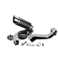 HONDA CRF250L RALLY 17-20 200MM ROUND CARBON FIBRE EXHAUST SYSTEM Product thumb image 3