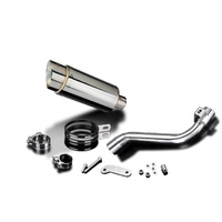 HONDA CRF250L RALLY 17-20 200MM ROUND STAINLESS STEEL EXHAUST SYSTEM Product thumb image 3