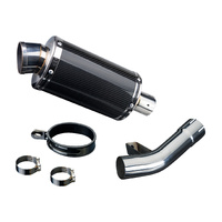 SUZUKI GSF1250S GSF1250SA BANDIT 07-16 225MM OVAL CARBON EXHAUST SYSTEM Product thumb image 3