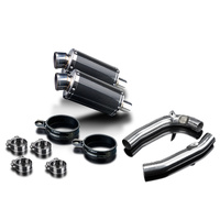 Honda VTR1000F Firestorm 1997-2006 225MM Oval Carbon Exhaust System Product thumb image 3