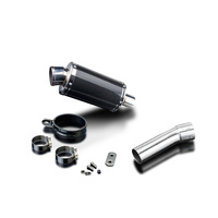 BMW F800GS F700GS 2013-2018 225MM Oval Carbon Exhaust System Product thumb image 3