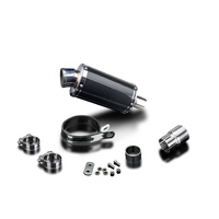 Royal Enfield Himalayan 16-22 DS70 225MM Carbon Fibre Exhaust System Product thumb image 3