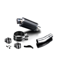 Kawasaki Ninja 500 Z500 2024-2025 225MM Oval Carbon Exhaust System Product thumb image 3