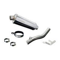 HONDA VFR800 HI-LEVEL 1998-2001 350MM OVAL STAINLESS EXHAUST SYSTEM Product thumb image 3