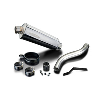 Triumph Speed Triple 955i 02-04 HI-LEVEL 350MM Oval Stainless Exhaust System Product thumb image 3
