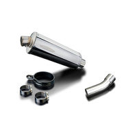 DUCATI DIAVEL 2011-2018 350MM OVAL STAINLESS EXHAUST SYSTEM Product thumb image 3