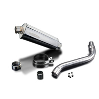 Suzuki DR650SE 1996-2024 350MM Oval Stainless Exhaust System Product thumb image 3