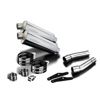 Ducati Monster 620/695/800 2002-2008 350MM Oval Stainless Exhaust System Product thumb image 3