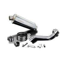 HONDA CRF250L RALLY 17-20 350MM OVAL STAINLESS STEEL EXHAUST SYSTEM Product thumb image 3
