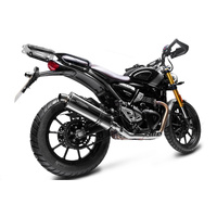 Triumph Scrambler 400X 2024-2026 350MM Oval Stainless Exhaust System Product thumb image 3