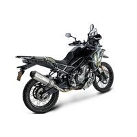 CF Moto 450 MT 2024-2026 343MM X-OVAL Titanium Exhaust System Product thumb image 3