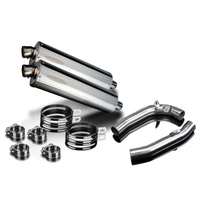 Honda VTR1000F Firestorm 1997-2006 450MM Oval Stainless Exhaust System Product thumb image 3