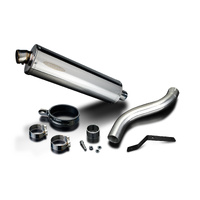 Triumph Speed Triple 955i 02-04 HI-LEVEL 450MM Oval Stainless Exhaust System Product thumb image 3