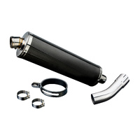 Suzuki SV650 SV650S 2003-2015 450MM Oval Carbon Exhaust System Product thumb image 3