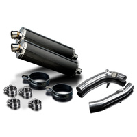 Honda VTR1000F Firestorm 1997-2006 450MM Oval Carbon Exhaust System Product thumb image 3