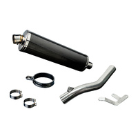 HONDA VFR800 HI-LEVEL 1998-2001 450MM OVAL CARBON EXHAUST SYSTEM Product thumb image 3