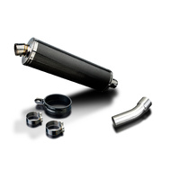 DUCATI DIAVEL 2011-2018 450MM OVAL CARBON EXHAUST SYSTEM Product thumb image 3
