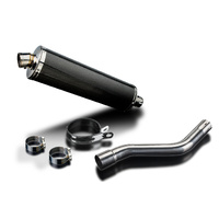 Kawasaki KLR650E 2008-2021 450MM Oval Carbon Exhaust System Product thumb image 3