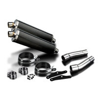 Ducati Monster 620/695/800 2002-2008 450MM Oval Carbon Exhaust System Product thumb image 3