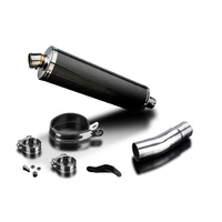 Kawasaki Ninja 400 Z400 2018-2024 450MM Oval Carbon Exhaust System Product thumb image 3