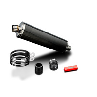Royal Enfield Classic 350 Bullet 350 2022-2025 450MM Oval Carbon Exhaust System Product thumb image 3