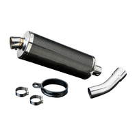 Suzuki SV650 SV650S 2003-2015 350MM Oval Carbon Exhaust System Product thumb image 3